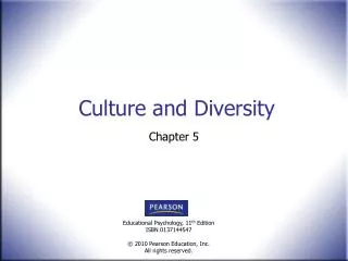 Culture and Diversity