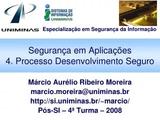 seguran a em aplica es 4 processo desenvolvimento seguro