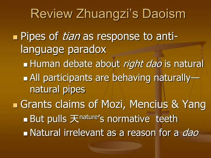 review zhuangzi s daoism
