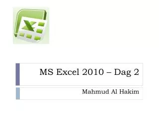 ms excel 2010 dag 2 mahmud al hakim