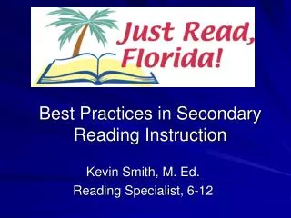 Best Practices in Secondary Reading Instruction