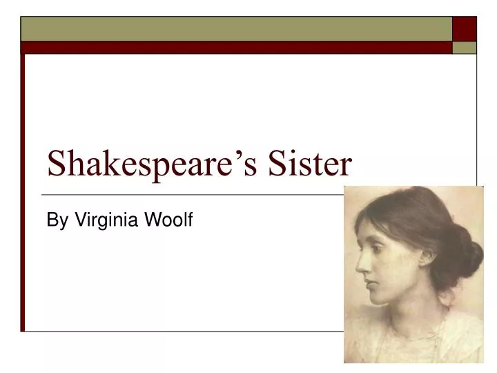 shakespeare s sister