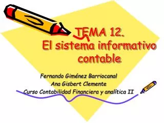 tema 12 el sistema informativo contable