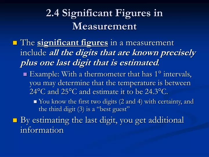 2 4 significant figures in measurement