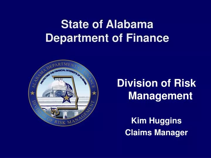 state of alabama department of finance