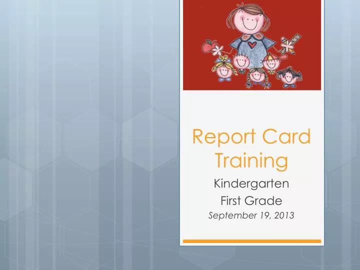 report card training