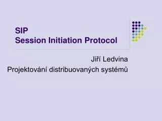 sip session initiation protocol