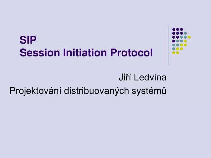 sip session initiation protocol