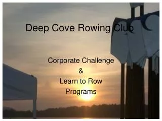 Deep Cove Rowing Club
