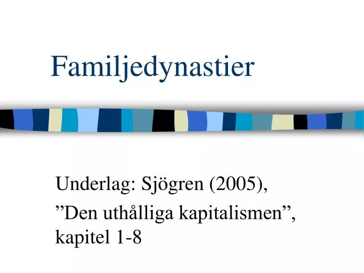 familjedynastier