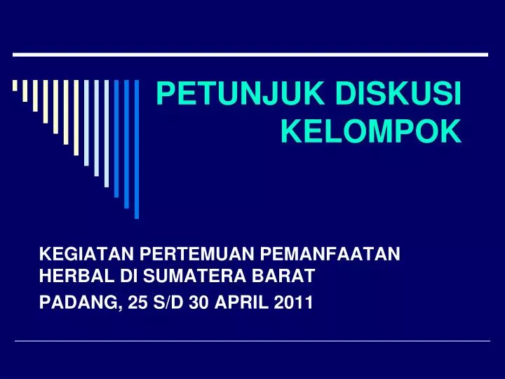 petunjuk diskusi kelompok