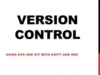 Version Control