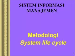 sistem informasi manajemen