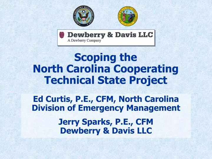 scoping the north carolina cooperating technical state project