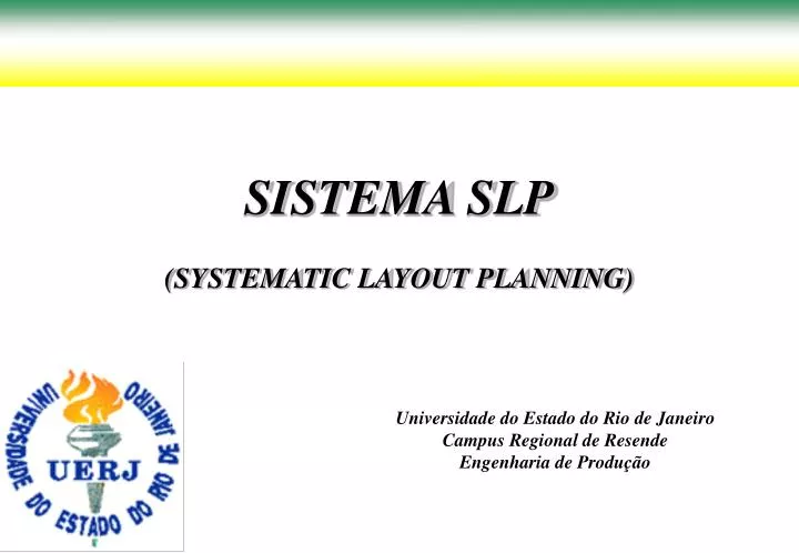 sistema slp systematic layout planning