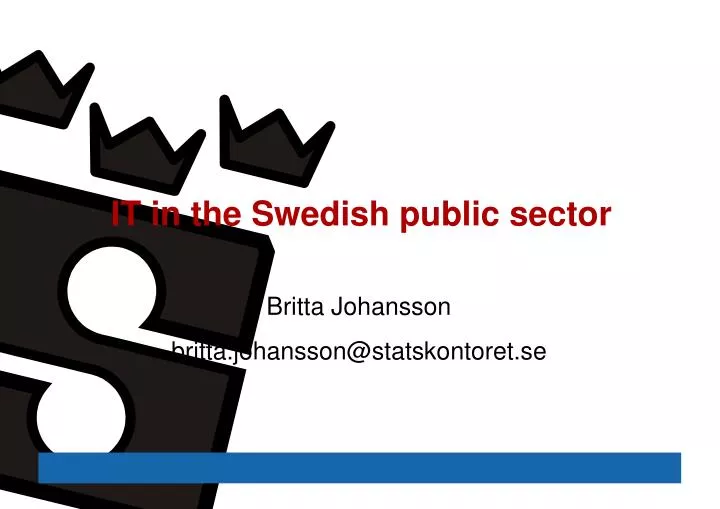 it in the swedish public sector