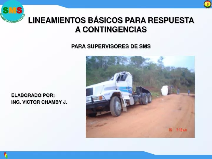 lineamientos b sicos para respuesta a contingencias para supervisores de sms