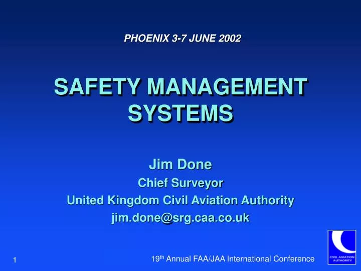 safety management systems
