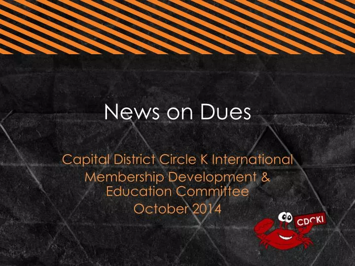 news on dues
