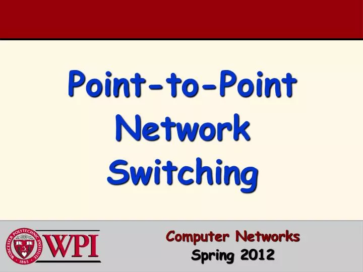 computer networks spring 2012