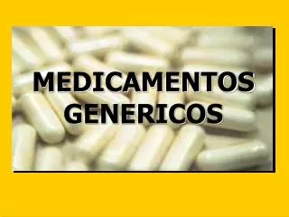 medicamentos genericos