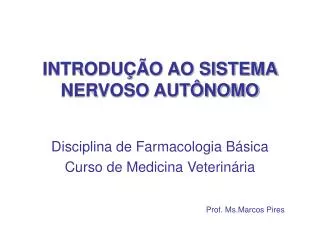 introdu o ao sistema nervoso aut nomo