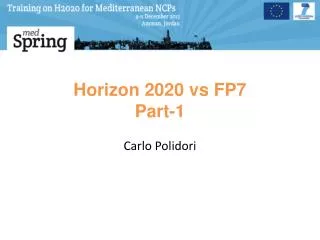 Horizon 2020 vs FP7 Part -1