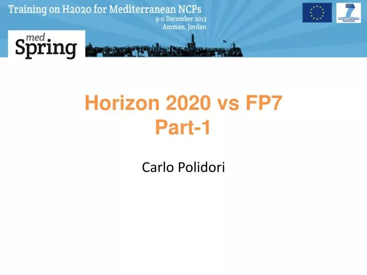 horizon 2020 vs fp7 part 1