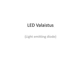 led valaistus