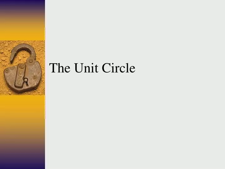 the unit circle