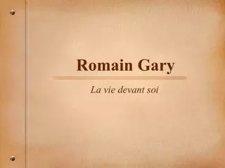 romain gary