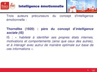 intelligence motionnelle