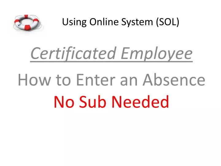 using online system sol