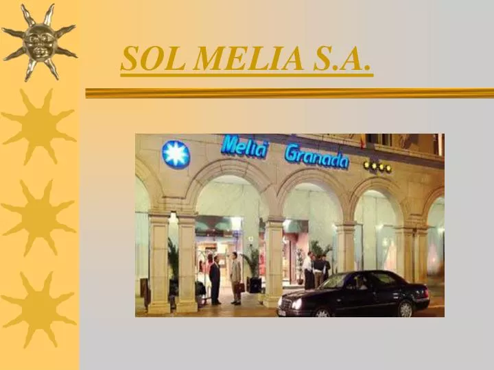 sol melia s a