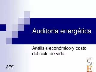 auditoria energ tica