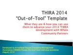 THIRA 2014 “Out-of-Tool” Template - slide 1