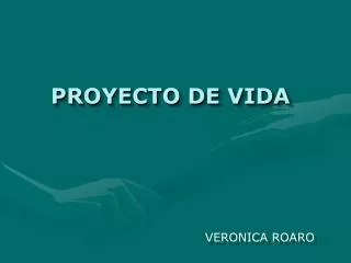proyecto de vida