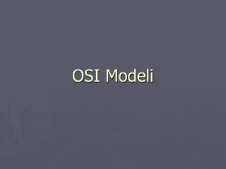 osi modeli