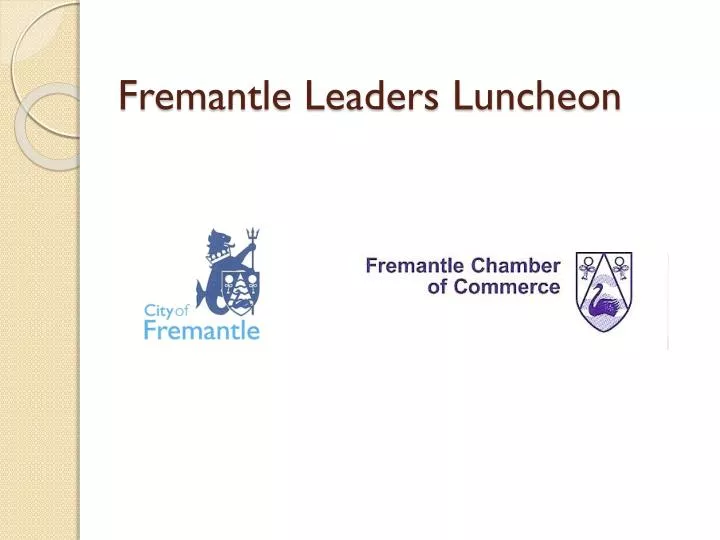 fremantle leaders luncheon