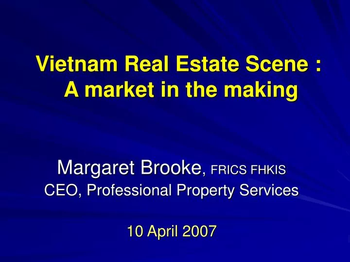 vietnam real estate scene a market in the making