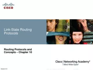 link state routing protocols