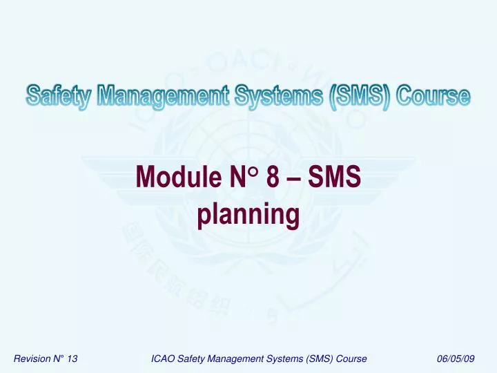 module n 8 sms planning