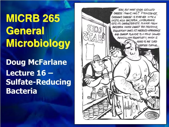micrb 265 general microbiology