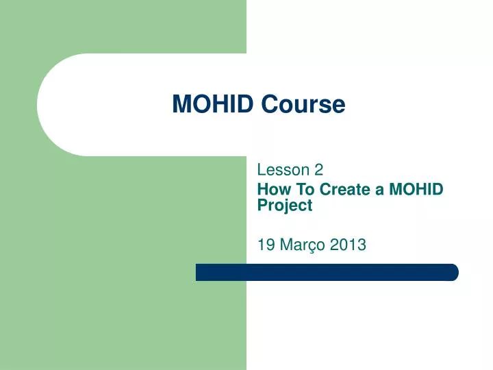 mohid course