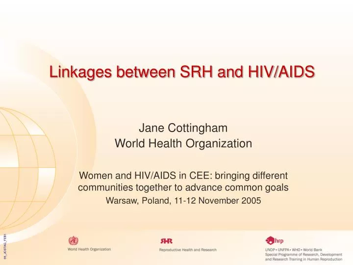 linkages between srh and hiv aids