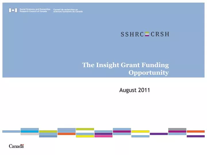 the insight grant funding opportunity