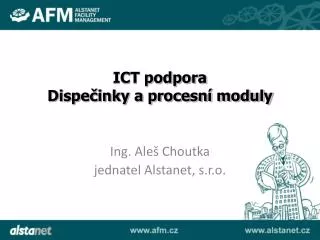 ing ale choutka jednatel alstanet s r o