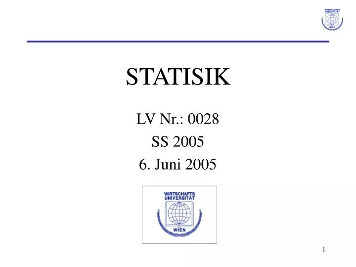 statisik