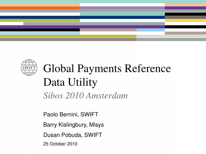 global payments reference data utility