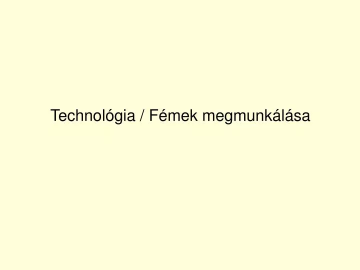 technol gia f mek megmunk l sa